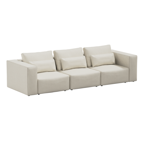 Divano tre posti Best Rest - Beige