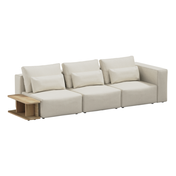 Divano tre posti Best Rest con tavolino - Beige