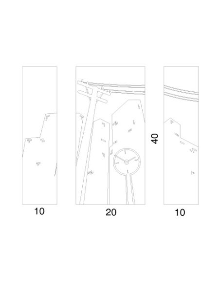 Orologio a cucu moderno da parete Cucucity