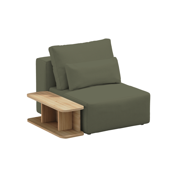 Modulo singolo Best Rest con tavolino - Verde