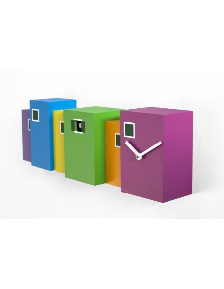 Orologio da parete con cucu in legno Burano Orologio da parete con cucu in legno Burano