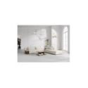 Divano tre posti Big Rest con set di tavolini e pouf - Beige