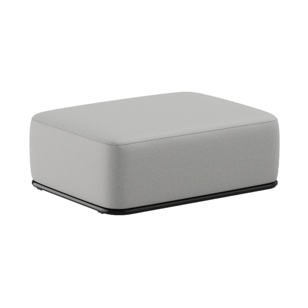 Pouf Glamour modulare L - grigio