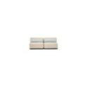 Divano due posti Glamour - Beige