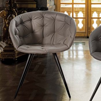 Poltroncina per sala pranzo design moderno Welling 4G 2