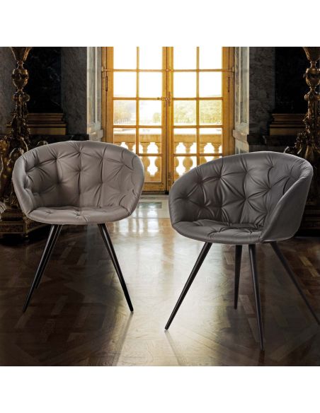 Poltroncina per sala pranzo design moderno Welling 4G Poltroncina per sala pranzo design moderno Welling 4G