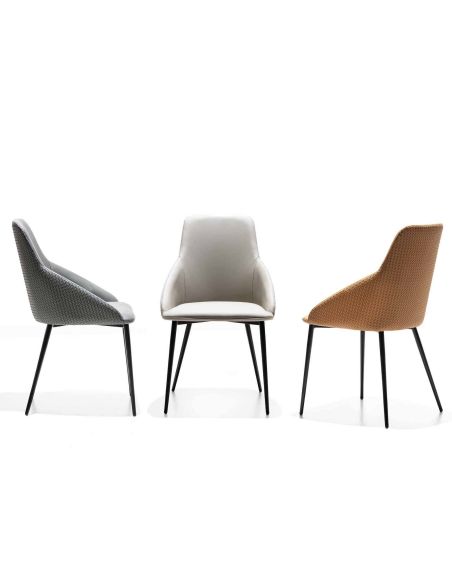 Coppia sedie imbottite per sala pranzo Imperial