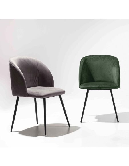 Coppia poltroncine per camera o sala pranzo Malaga