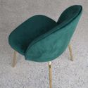 Sedia imbottita design moderno Lisbona