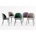 Sedia imbottita design moderno Lisbona