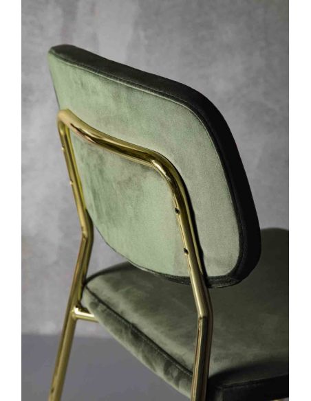 Coppia sedie imbottite per sala pranzo Toledo