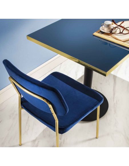 Coppia sedie imbottite per sala pranzo Toledo