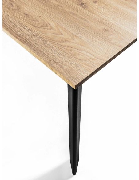 Tavolo allungabile in legno e alluminio Mack