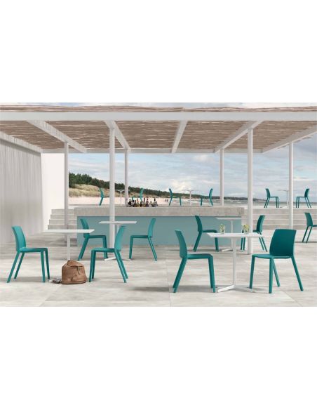 Sedie in polipropilene impilabili per cucina o sala pranzo Starren