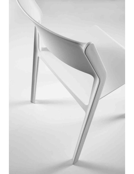 Sedie in polipropilene impilabili per cucina o sala pranzo Elegant Sedie in polipropilene impilabili per cucina o sala pranzo Elegant