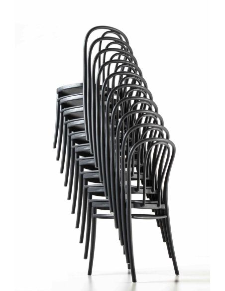 Sedie in polipropilene impilabili per cucina o sala pranzo Randon