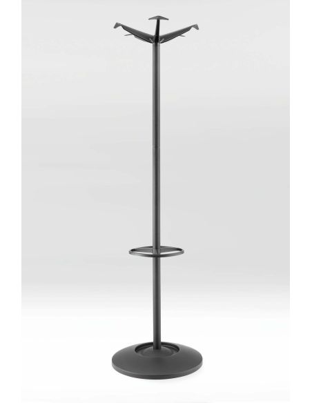 Appendiabiti da terra in alluminio e polipropilene Solid