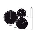 Orologio moderno da parete design particolare H:M:S: