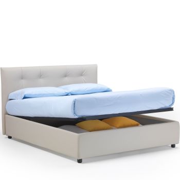 Letto contenitore singolo una piazza e mezza e matrimoniale Crimson 2