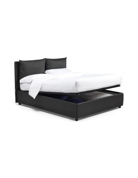 Letto contenitore singolo una piazza e mezza e matrimoniale Denisar