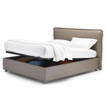 Letto contenitore singolo una piazza e mezza e matrimoniale Cassie 2