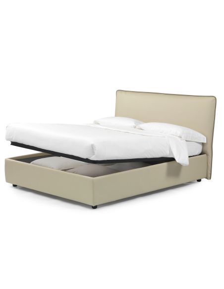 Letto contenitore singolo una piazza e mezza e matrimoniale Farrel