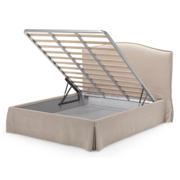 Letto contenitore singolo una piazza e mezza e matrimoniale Solar 2