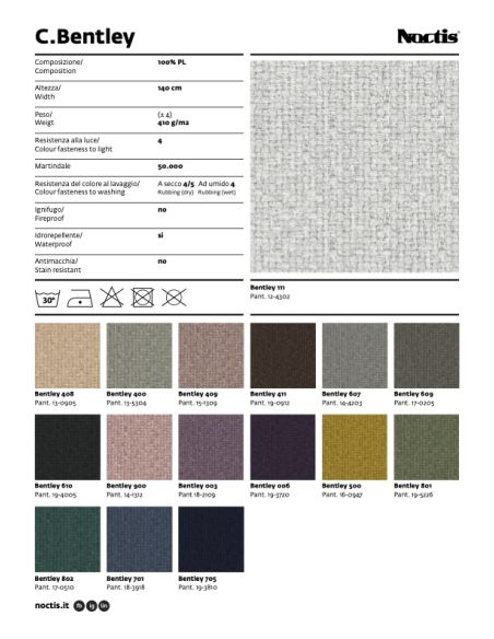 Campione tessuti per letto contenitore singolo una piazza e mezza e matrimoniale Noctis Campione tessuti per letto contenitore singolo una piazza e mezza e matrimoniale Noctis