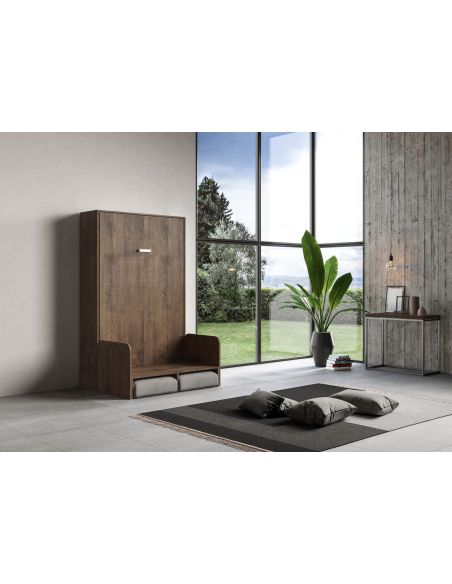 Letto a scomparsa con divano una piazza e mezza Lexton