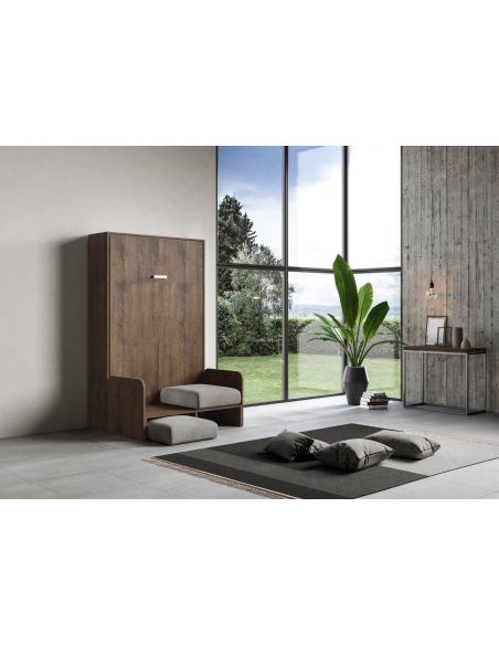 Letto a scomparsa con divano una piazza e mezza Lexton