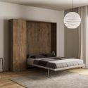 Letto a scomparsa una piazza e mezza con colonna Kentaro by Itamoby