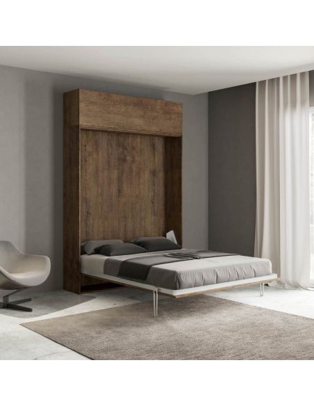 Letto a scomparsa una piazza e mezza con pensile Lexton