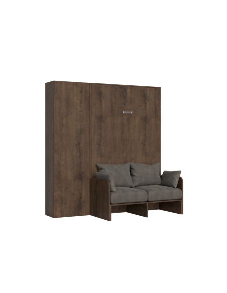 Letto a scomparsa con divano una piazza e mezza e colonna Lexton