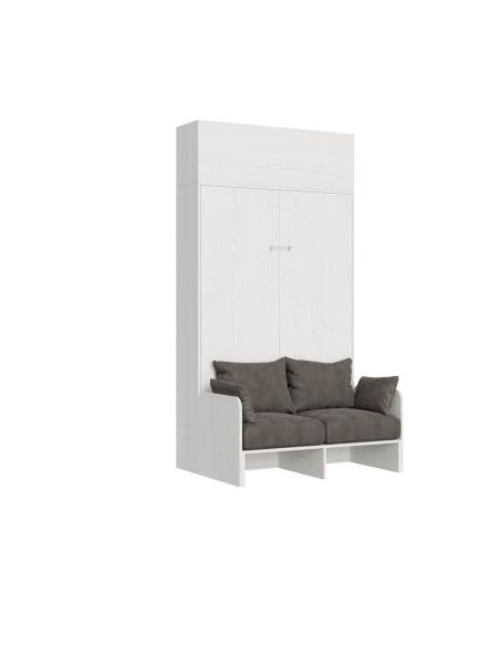 Letto a scomparsa con divano una piazza e mezza e pensile Lexton