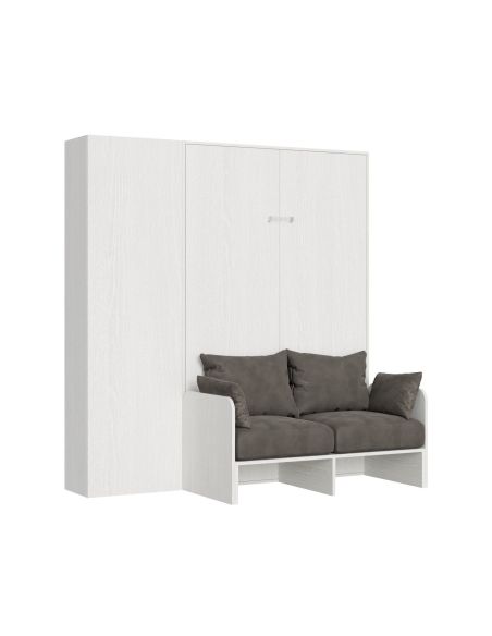 Letto a scomparsa con divano alla francese con colonna Lexton