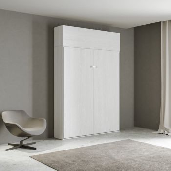 Letto matrimoniale a scomparsa con pensile Lexton
