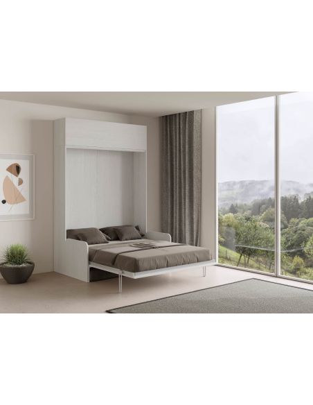 Letto matrimoniale a scomparsa con divano e pensile Lexton Letto matrimoniale a scomparsa con divano e pensile Lexton