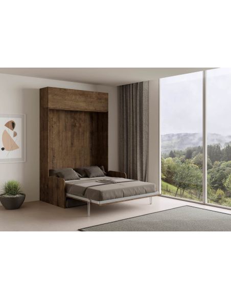 Letto matrimoniale a scomparsa con divano e pensile Lexton Letto matrimoniale a scomparsa con divano e pensile Lexton