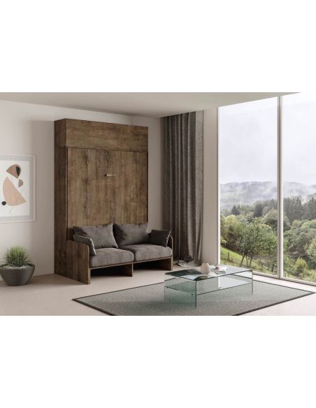 Letto matrimoniale a scomparsa con divano e pensile Lexton Letto matrimoniale a scomparsa con divano e pensile Lexton