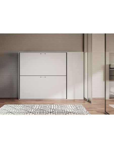 Letto a castello a scomparsa moderno con mobili Auda H