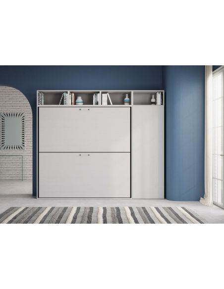 Letto a castello a scomparsa moderno con mobili Auda I