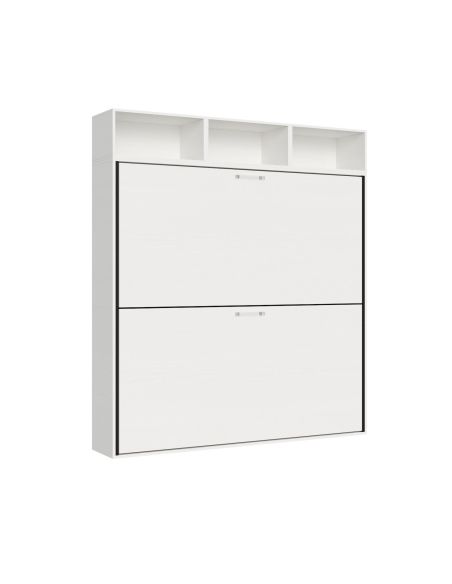 Letto a castello a scomparsa con pensili Auda L