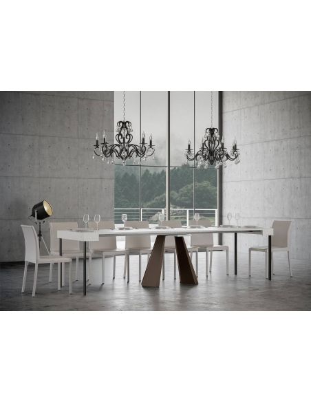 Tavolo consolle allungabile design moderno Shannon Tavolo consolle allungabile design moderno Shannon