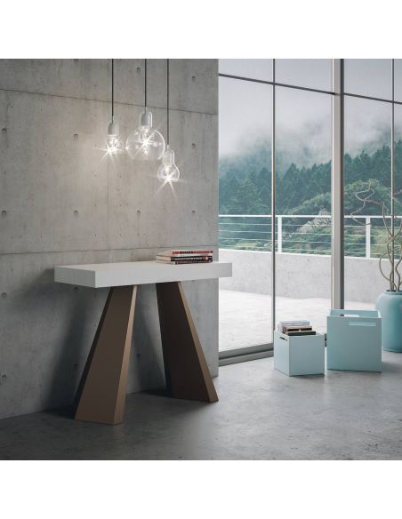 Tavolo consolle allungabile design moderno Shannon Tavolo consolle allungabile design moderno Shannon