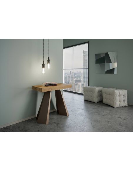 Tavolo consolle allungabile design moderno Shannon Tavolo consolle allungabile design moderno Shannon