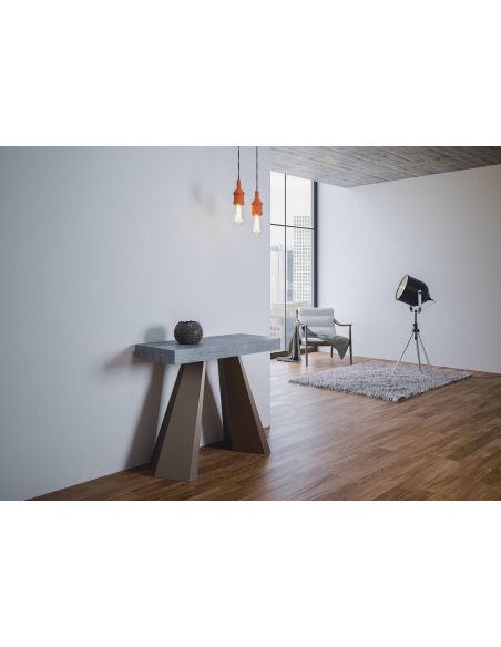 Tavolo consolle allungabile design moderno Shannon Tavolo consolle allungabile design moderno Shannon