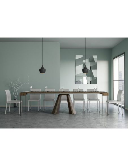 Tavolo consolle allungabile design moderno Shannon Tavolo consolle allungabile design moderno Shannon