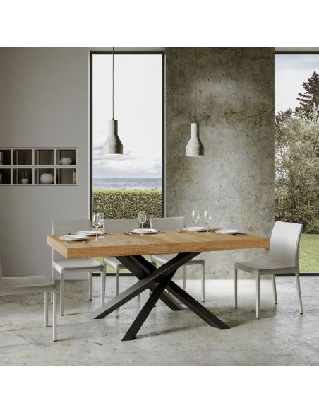 Tavolo da pranzo allungabile Aberdeen 90x160/420 cm Tavolo da pranzo allungabile Aberdeen 90x160/420 cm