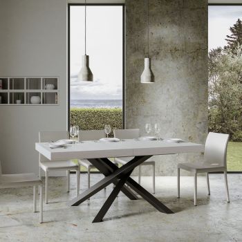 Tavolo da pranzo allungabile Aberdeen 90x180/440 cm