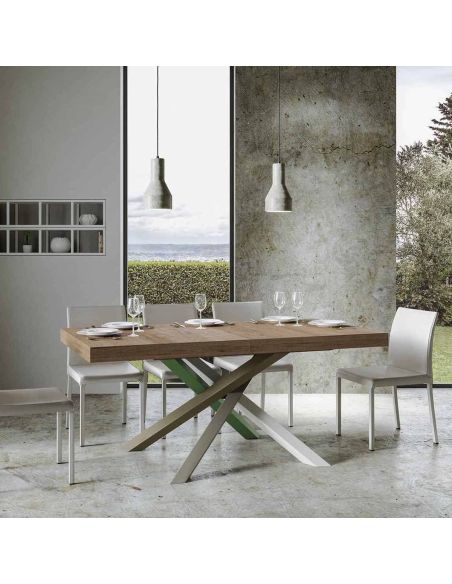Tavolo da pranzo allungabile Aberdeen 4A 90x160/420 cm Tavolo da pranzo allungabile Aberdeen 4A 90x160/420 cm